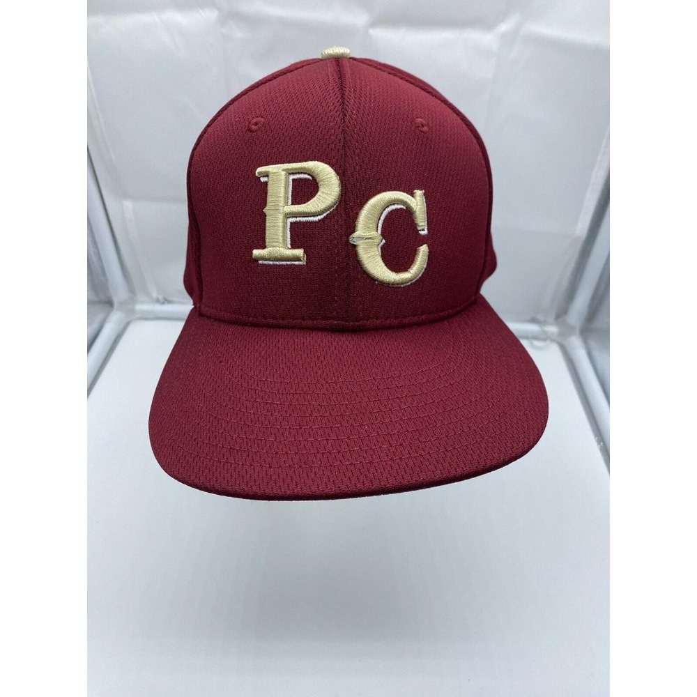 Pulaski County Cougar Burgundy Cap Hat Flex-Fit Stretch S/M Richardson VA